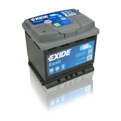 Picture of Акумулатор Exide Excell 50Ah 450A Л+