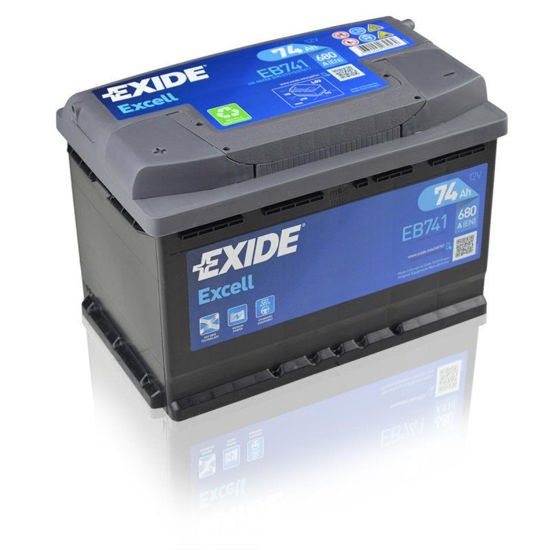 Picture of Акумулатор Exide Excell 74Ah 680A  Лев+