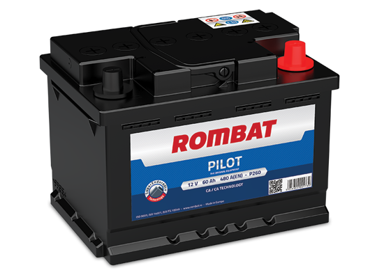 Picture of Акумулатор Rombat Pilot 60Ah 480A