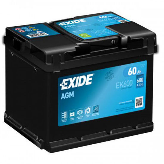 Picture of Акумулатор Exide AGM Start-Stop 60Ah 600A