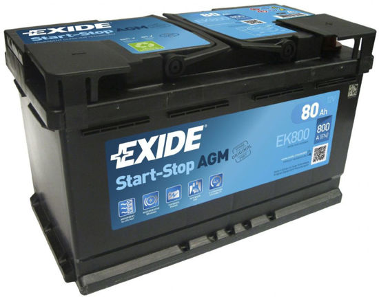Picture of Акумулатор Exide AGM Start-Stop 80Ah 800A
