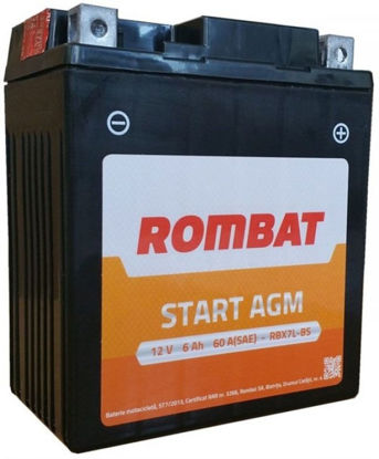 Picture of Акумулатор Rombat Moto AGM 6Ah 90A Л+