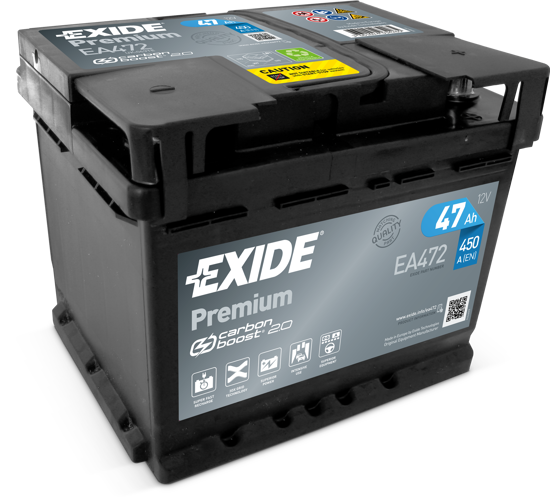 Picture of Акумулатор Exide Premium Carbon 2.0 47Ah 450A