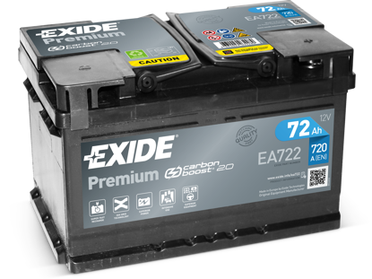 Picture of Акумулатор Exide Premium Carbon 2.0 72Ah 720A