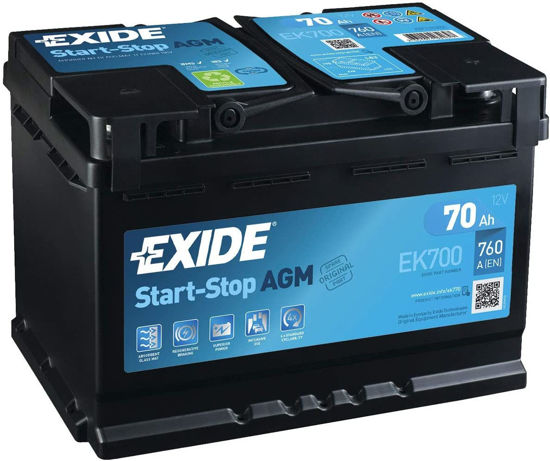 Picture of Акумулатор Exide AGM Start-Stop 70Ah 760A